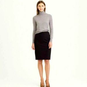J.Crew Black Pencil Skirt